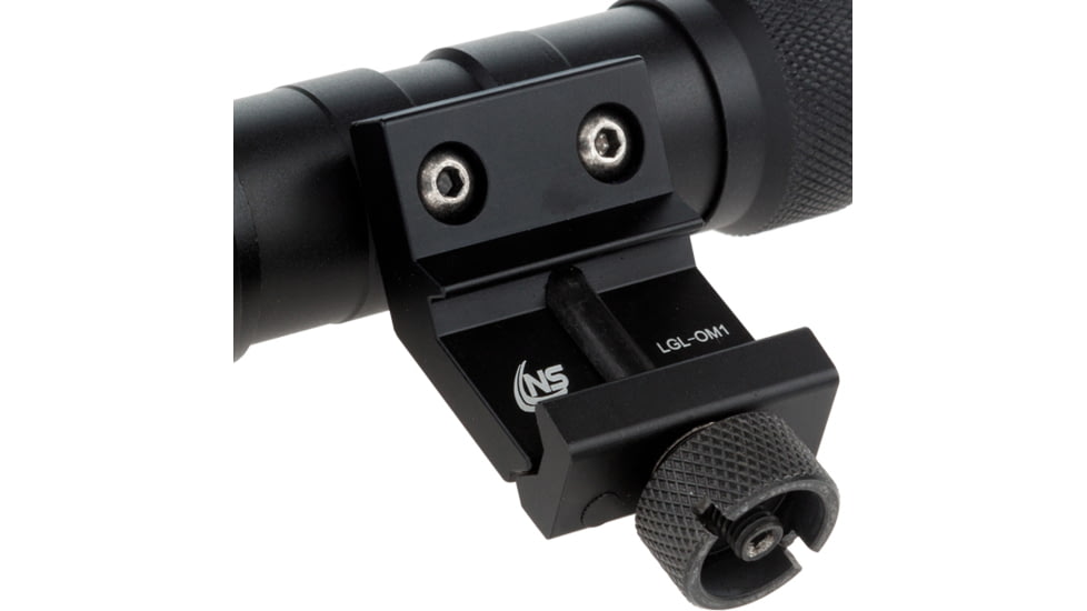 Nightstick Rechargeable Full-Size Long Gun Light Kit, 1500 Lumens, Black, LGL-170