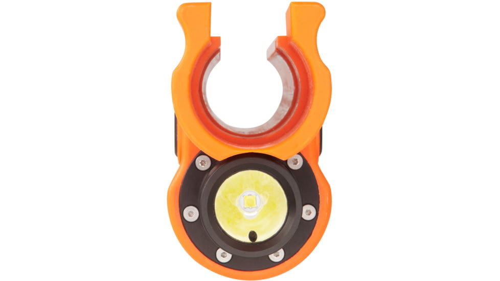 Nightstick Shotgun Forend Light For Mossberg 500/590/Shockwave w/ Green Laser, Less-Lethal Orange, SFL-12GL