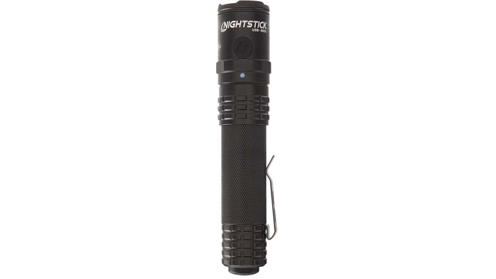 Nightstick USB Dual-Light Rechargeable Tactical Flashlight, Black, USB-588XL