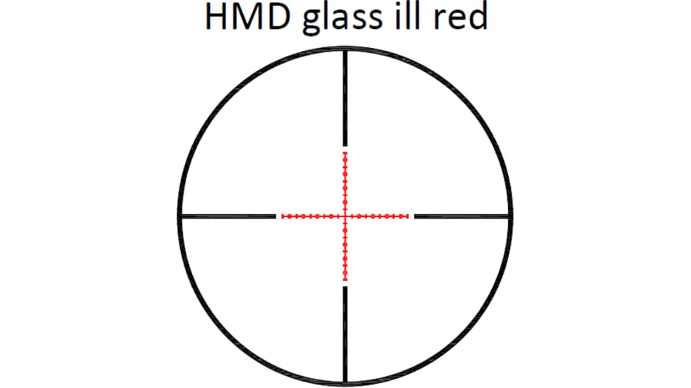 Nikko Stirling Mountmaster 3-9x40 AO IR Rifle Scope, 1in Tube, HMD Reticle, 1/4 MOA, Black, nmmi3940aon