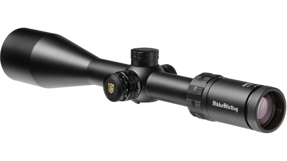 Nikko Stirling Octa 3-24x56mm Rifle Scope, 30mm Tube, 4 Dot Reticle, Black, nsoc32456