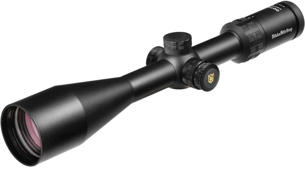 Nikko Stirling Octa 3-24x56mm, 30mm Tube Rifle Scope, 4 Dot Reticle, Matte Black, NSOC32456