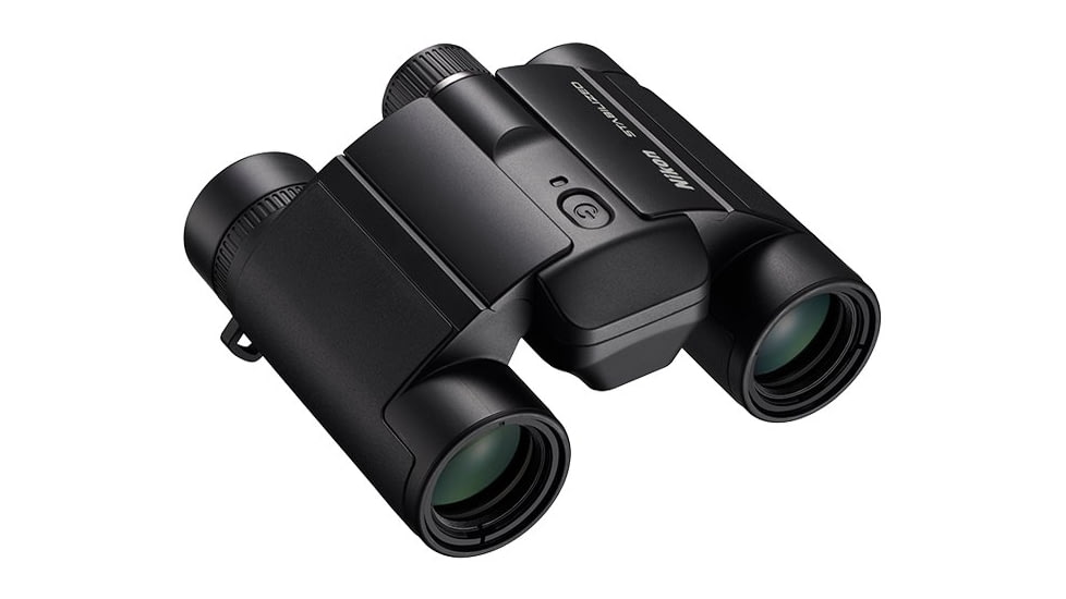 Nikon STABILIZED 10x25mm S Roof Prism Binoculars, Black, 16782