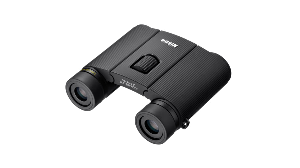Nikon Trailblazer 10x25mm Porro Prism Binoculars, Black, Compact, 16853