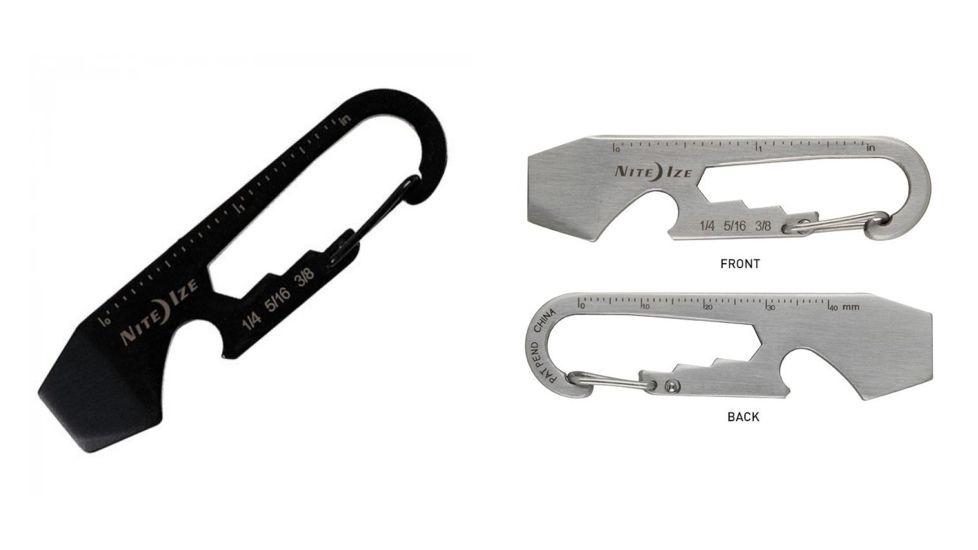 Nite Ize DoohicKey Multi-Tool, Black, Stainless
