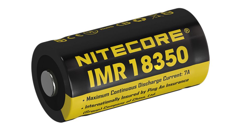 Nitecore IMR18350 EC11/MT10C Battery, Yellow, 6952506490998