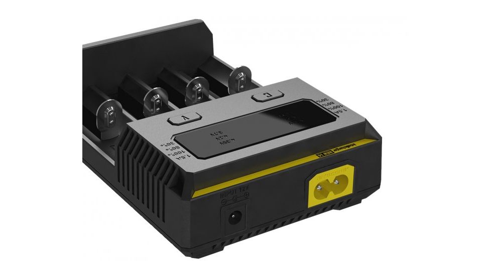Nitecore Intellicharge i4 Smart Charger - 2016 Edition, Black, NITECORE-INTELLICHARGE-I4-2016