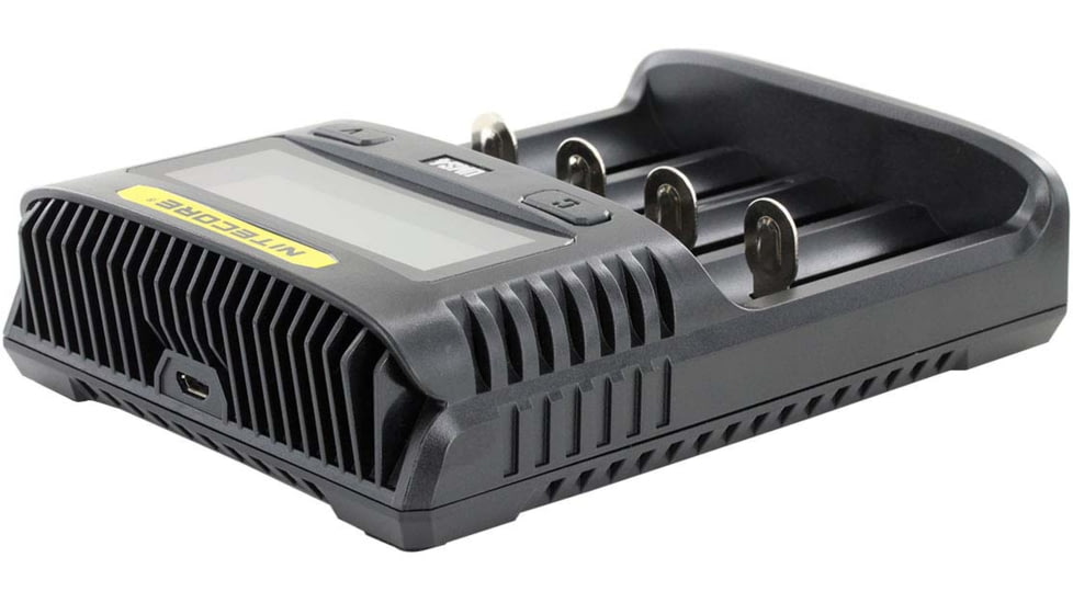 Nitecore Intelligent USB Superb Battery Charger, IMR/Li-ion/LiFePO4/NI-Cd/Ni-MH, Quad Channel, 4000 mA max Charge Current, Black, UMS4