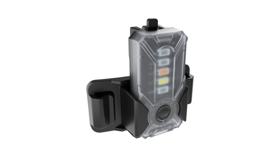 Nitecore NU07 LE 5-Color Rechargeable Signal Light for Helmet or Molle, Black, 6952506406456