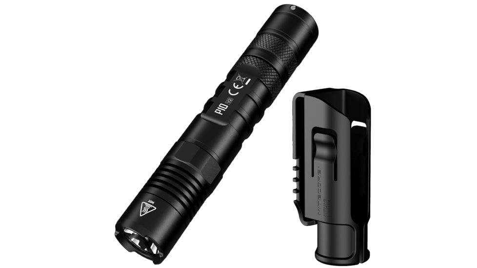 Nitecore P10 v2 1100 Lumen Compact EDC Flashlight, Black, 6952506405916