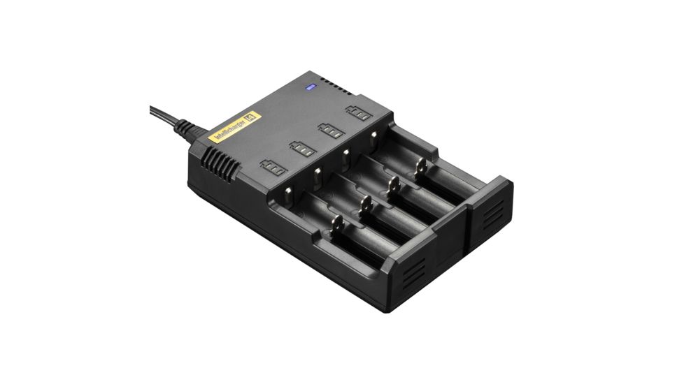 Nitecore Sysmax Intellicharge i4 Li-Ion Ni-Cd Ni-MH 4-Channel Smart Battery Charger SMX-INTELLICHARGE-I4