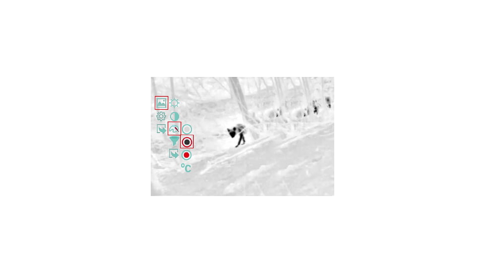 NiteHog Boomslang 3x50mm Thermal Imaging Rifle Scope, 60 Hz, 640x480, Black, NH002