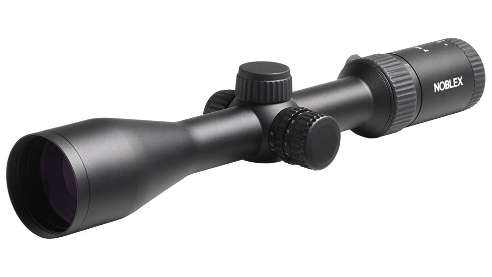 Noblex-Docter Optics Inception Rifle Scope, 2-12x50 mm, 30mm Tube, Illuminated 4 Reticle, Black, 56566
