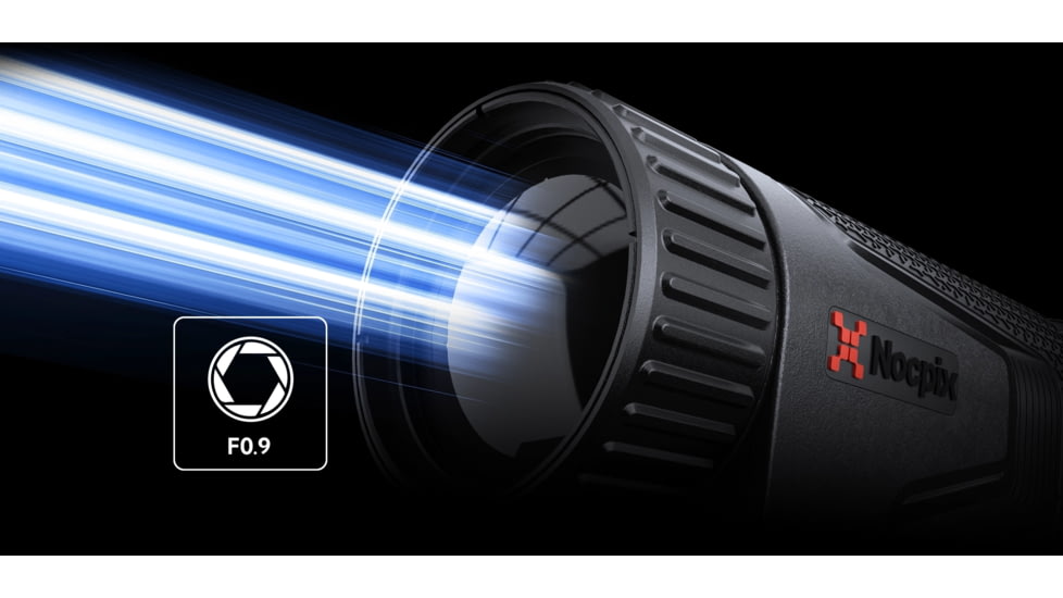 NOCPIX 4x 35mm LUMI H35 Compact Thermal Monocular, 640x512, Black, LUMI-H35