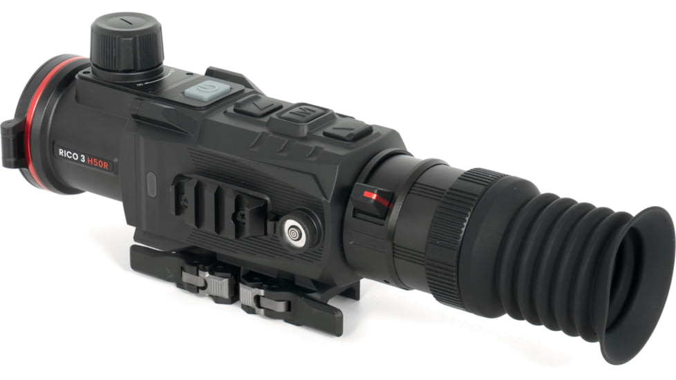 NOCPIX RICO 3 H50R 3x50mm LPVO Thermal Imaging Rifle Scope w/LRF, First Focal Plane, 60 Hz, 640x512 pixels, Black, RICO3-H50R