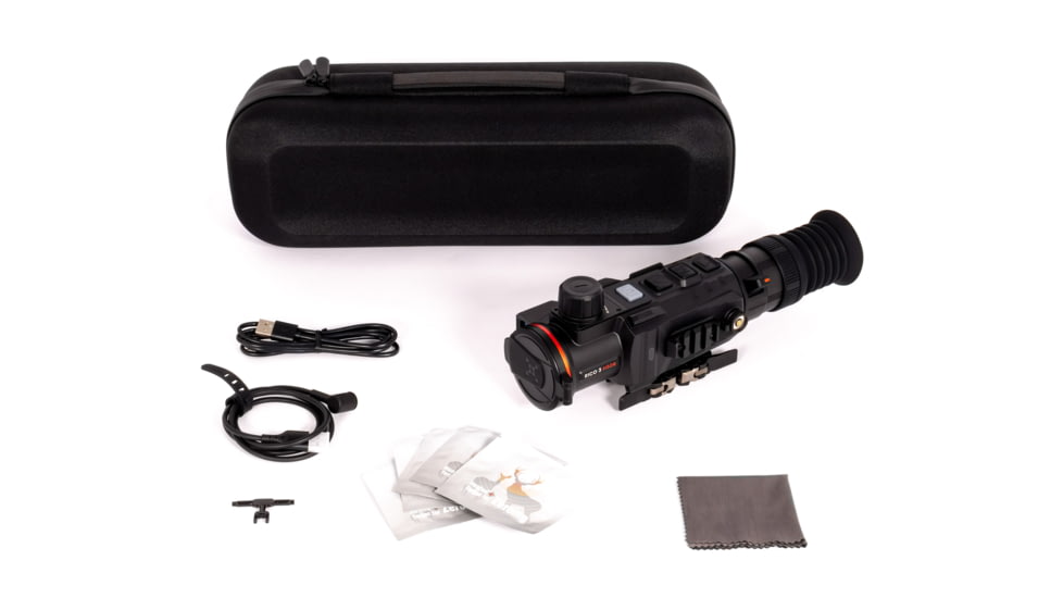 NOCPIX RICO 3 H50R 3x50mm LPVO Thermal Imaging Rifle Scope w/LRF, First Focal Plane, 60 Hz, 640x512 pixels, Black, RICO3-H50R