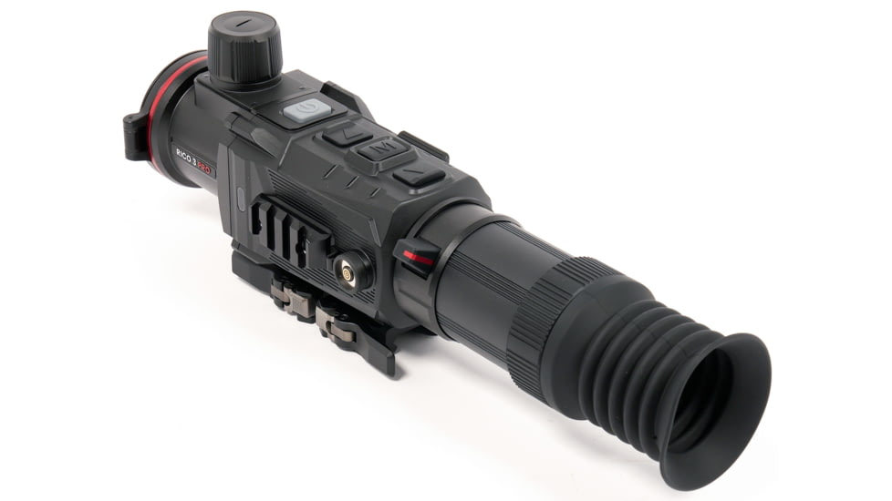 NOCPIX RICO 3 PRO H50R 3x50mm LPVO Thermal Imaging Rifle Scope w/LRF, First Focal Plane, 60 Hz, 640x512 pixels, Black, RICO3PRO-H50R