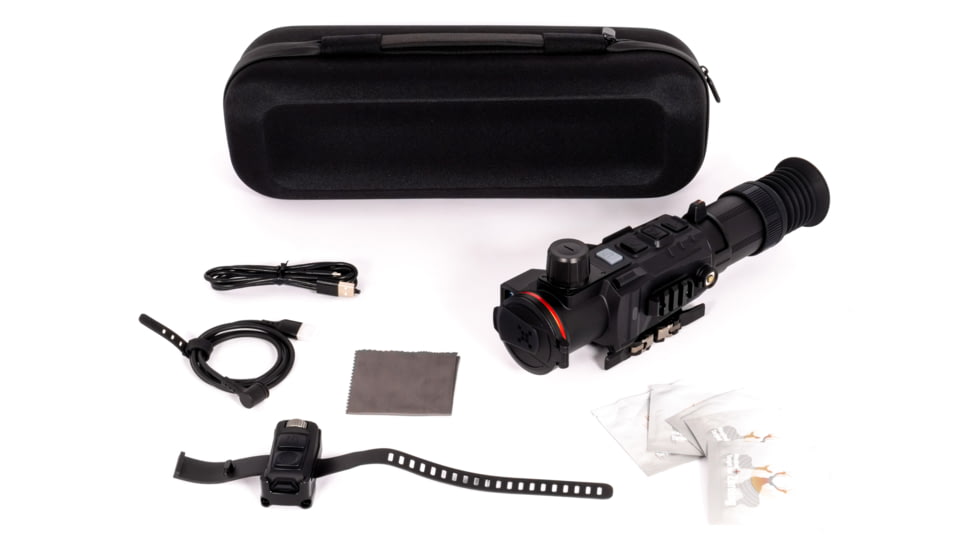 NOCPIX RICO 3 PRO H50R 3x50mm LPVO Thermal Imaging Rifle Scope w/LRF, First Focal Plane, 60 Hz, 640x512 pixels, Black, RICO3PRO-H50R