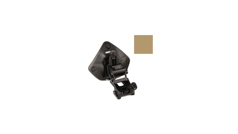 Norotos AKAII Helmet Mount w/ Universal Shroud, PVS-15/18/21, Tan, One Size, NSN 5855-01-569-7816, 1841010TAN-2
