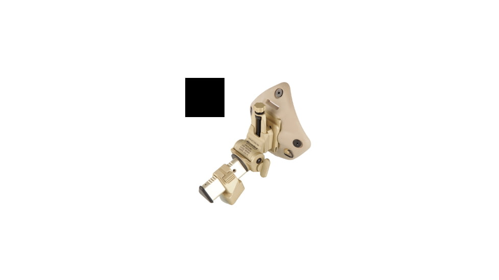 Norotos INVG Helmet Mount w/ Universal Shroud, PVS-15/18/21/31, Black, One Size, NSN 5855-01-570-0321, 1821010BLK-2