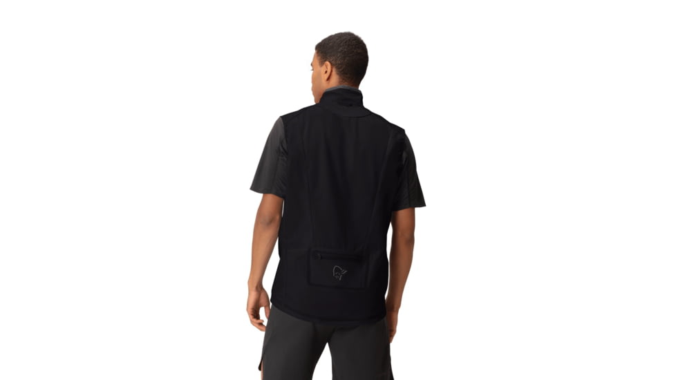 Norrona Senja Aero 90 Vest - Mens, Caviar, Medium, 5819-23-7718-M