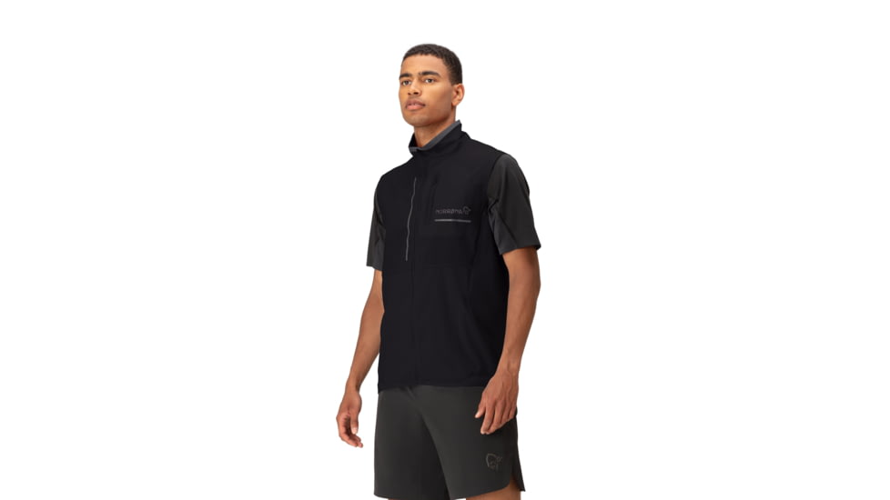 Norrona Senja Aero 90 Vest - Mens, Caviar, Medium, 5819-23-7718-M