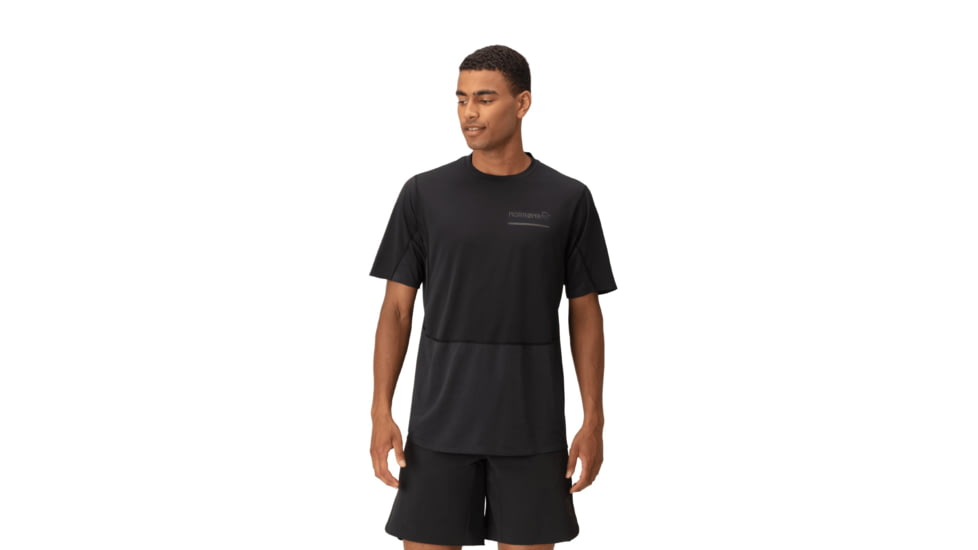Norrona Senja Equaliser Lightweight T-Shirt - Mens, Caviar, Extra Large, 5826-23-7718-XL
