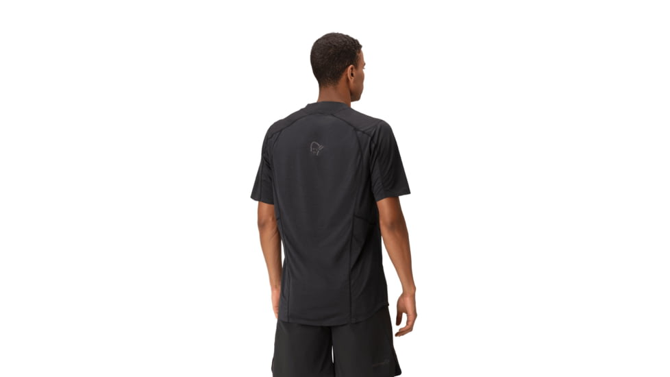 Norrona Senja Equaliser Lightweight T-Shirt - Mens, Caviar, Extra Large, 5826-23-7718-XL