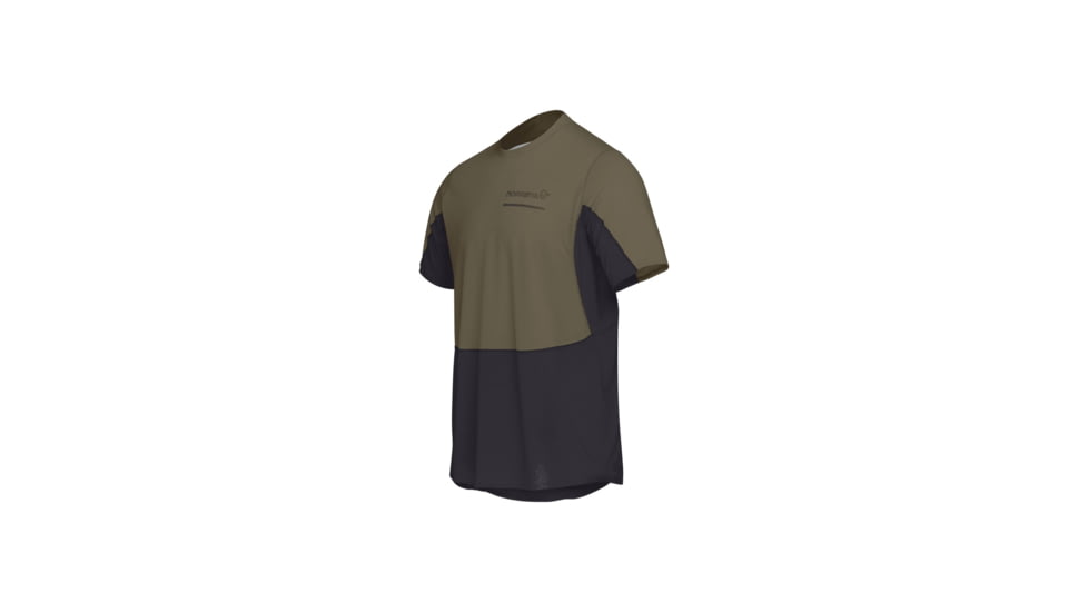Norrona Senja Equaliser Lightweight T-Shirt - Mens, Olive Night, Medium, 5826-23-3301-M