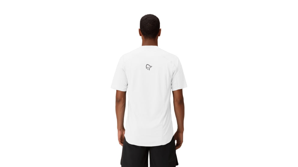 Norrona Senja Equaliser Lightweight T-Shirt - Mens, Snow White, Large, 5826-23-9928-L