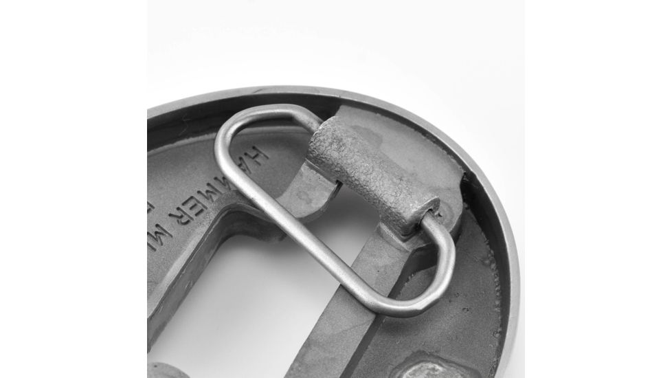 North American Arms 1 1/8 Long Rifle Ova Ornate Belt Buckle w/ Secure Clip Release, Fits Belts 1 Inch to 1 1/2 Inch, Steel, NAABBO-L