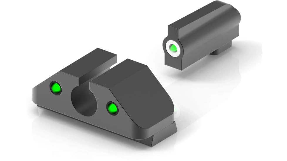 North Forest Arms Glock Slimline Tritium Dual Picture Sight, White, 12001