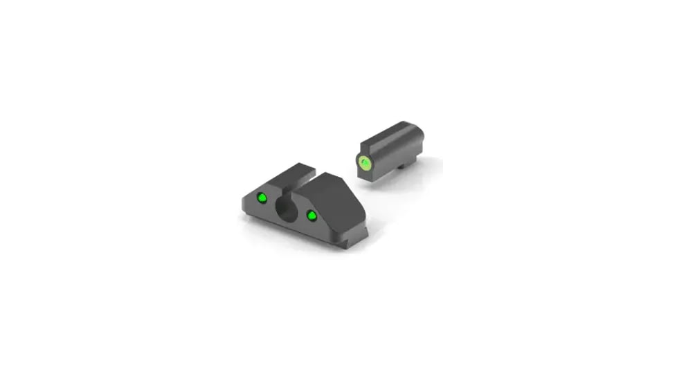 North Forest Arms Glock Slimline Tritium Dual Picture Sight, Chartreuse, 12003