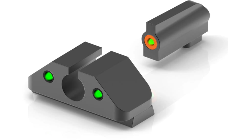 North Forest Arms Glock Slimline Tritium Dual Picture Sight, Orange, 12002