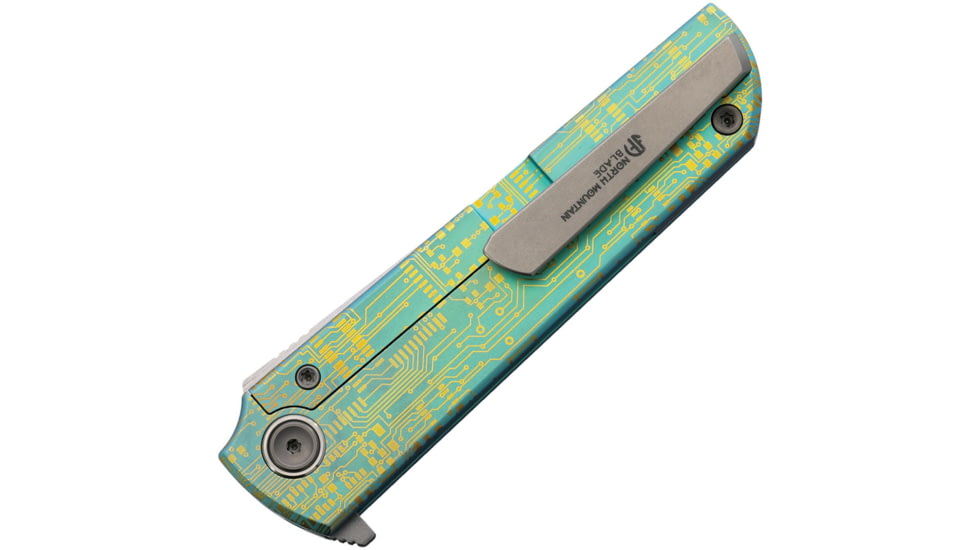 North Mountain Blade Zen Framelock Ti Teal, NMB2414AZDA