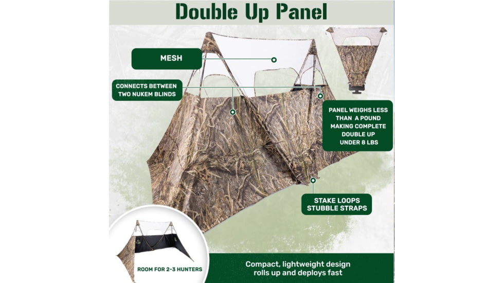 Nukem Double Up Panel, Obsession 3D Leafy Camo, Regular, NH23065335-0