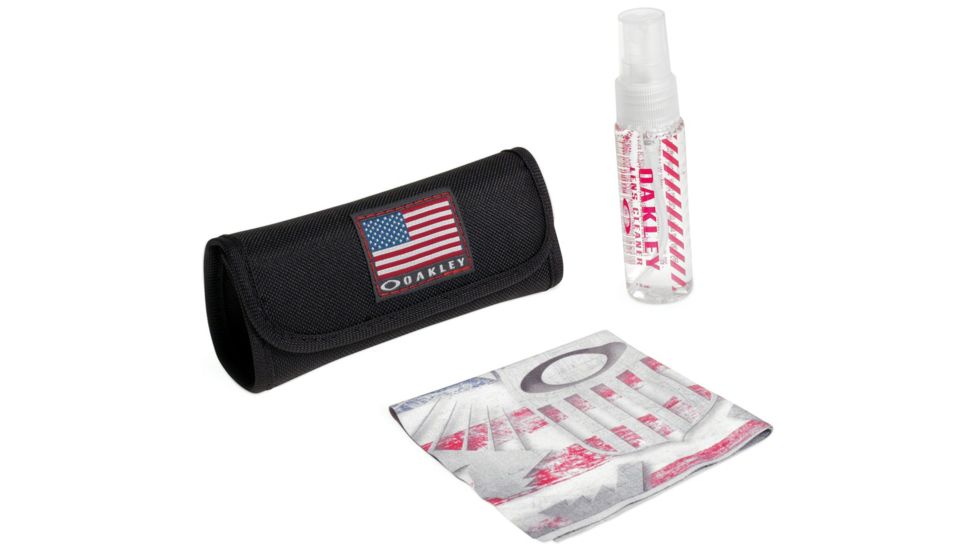 Oakley Lens Cleaning Kit, USA Flag, 101-008-001