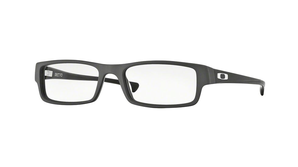 Oakley Servo Rx Eyeglasses 106605-55 - Satin Steel Frame, Clear Lenses