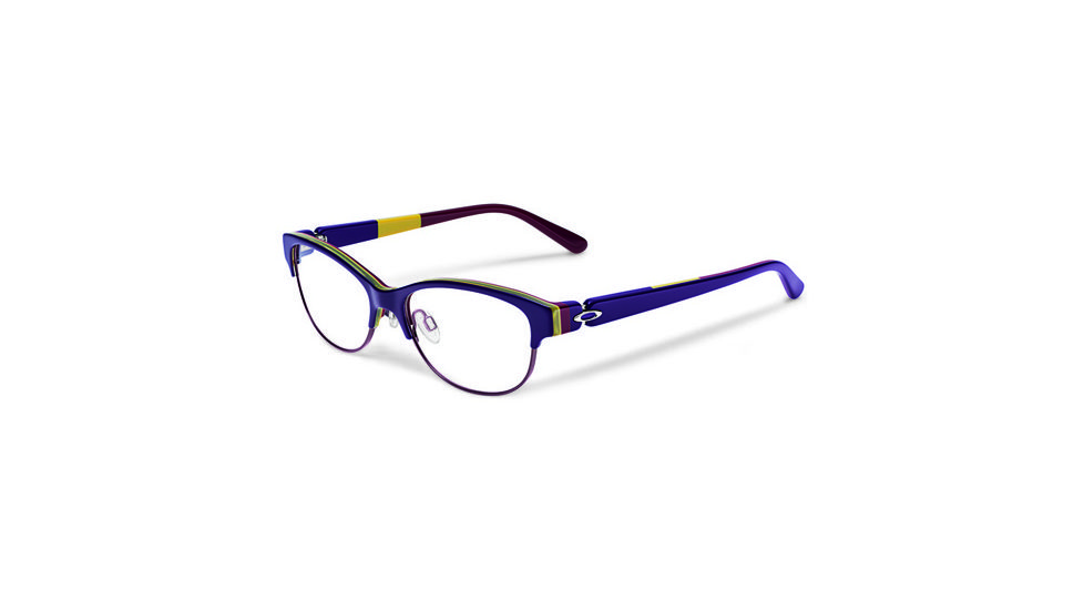 Oakley Throwback Bifocal Prescription Eyeglasses, Dark Purple Frame, OX1108-0152BI