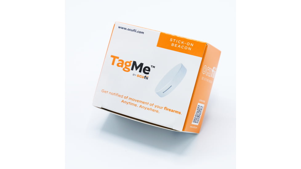Ocufii TagMe Stick-On Beacon, White, TM-B2-WHT