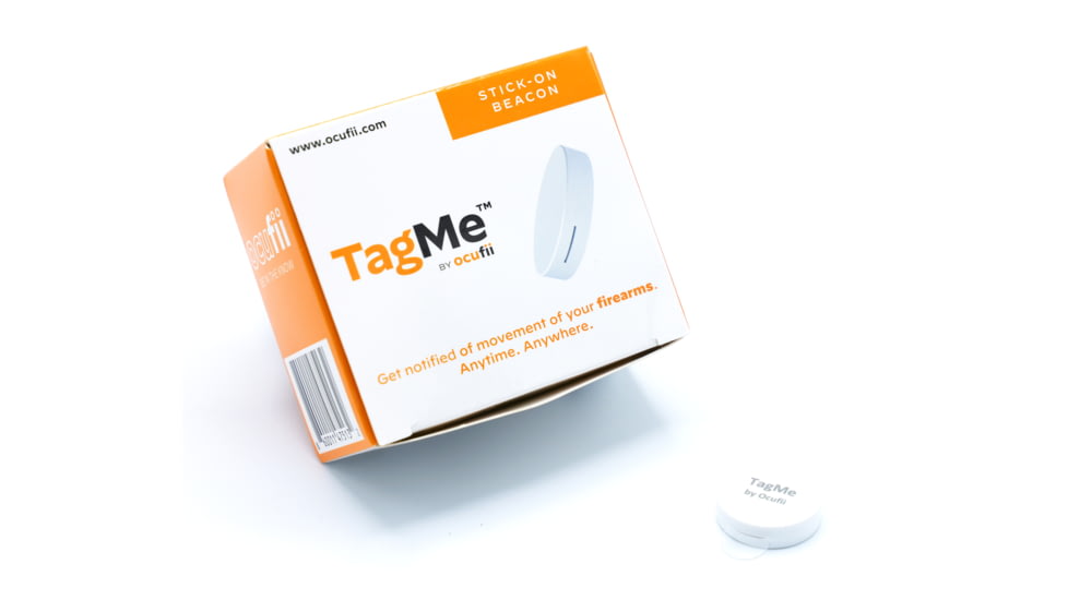 Ocufii TagMe Stick-On Beacon, White, TM-B2-WHT