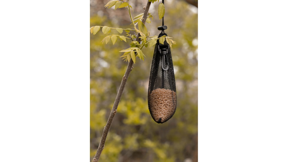 Odin's Innovations Mesh Drawstring Bag w/ Clip, Black, 1409990