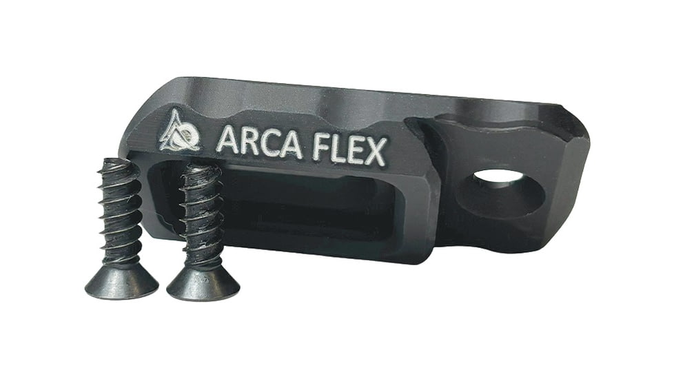 ODIN Works ARCA Flex Sideways Rail, Screw, Black, ACC-ARCA-FLEX-S-BLK
