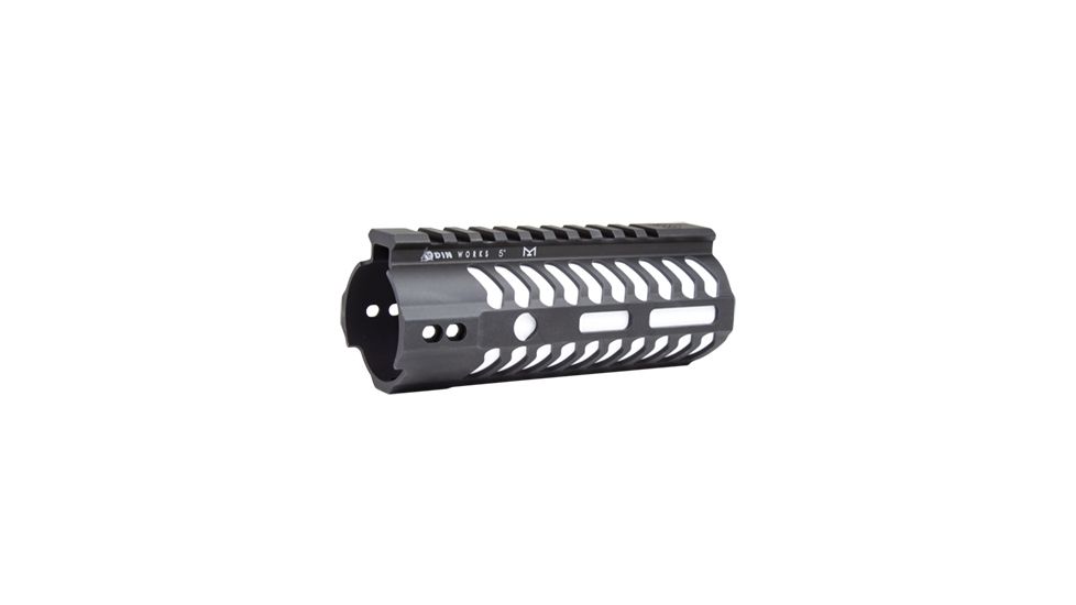 ODIN Works 5.5in Free Float Forend, M-LOK, Black, F-5-ML