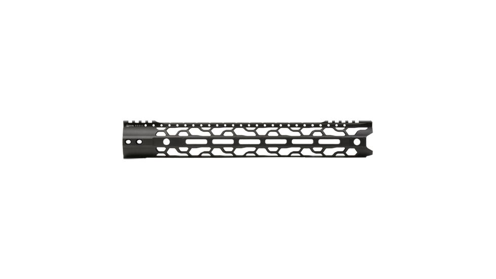 ODIN Works AR-10 15.5in .308 O2 Lite Free Float Forend, M-LOK, High Profile, Black, F-15-ML-O2-308-2.06