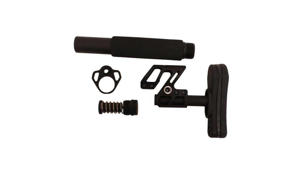 ODIN Works Zulu Adjustable Stock w/ Padded Pistol Buffer Tube- Blk OS-ZULU-KIT-BLK