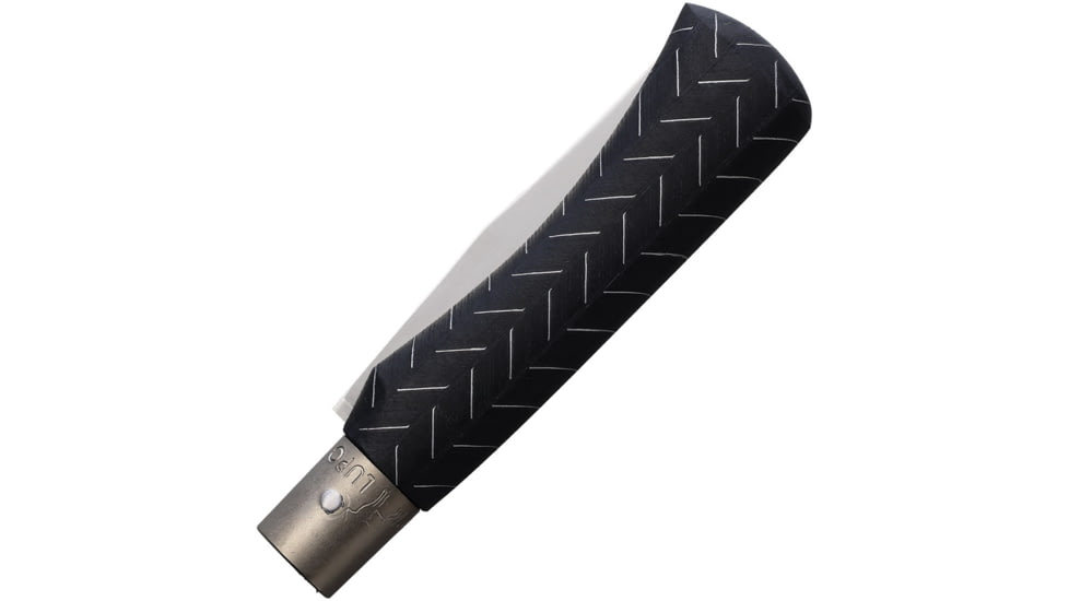 OLD BEAR Medium Folding Knife, 3.1in, Stainless Steel, Laminated Wood/Aluminum Handle, Exclusive Black, 9307/19_NHK