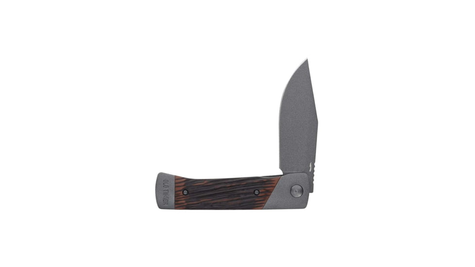 Old Timer Frontier Manual - 134OTF Folding Knife, 3.75in, 7Cr Stainless Steel, Clip Point Blade, Synthetic Wood Handle, Box, 1209461