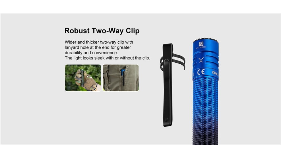 Olight Warrior Mini 3 LED Rechargeable EDC Flashlight, 1750 Lumen, Black, FL-OL-WARMINI3-BK