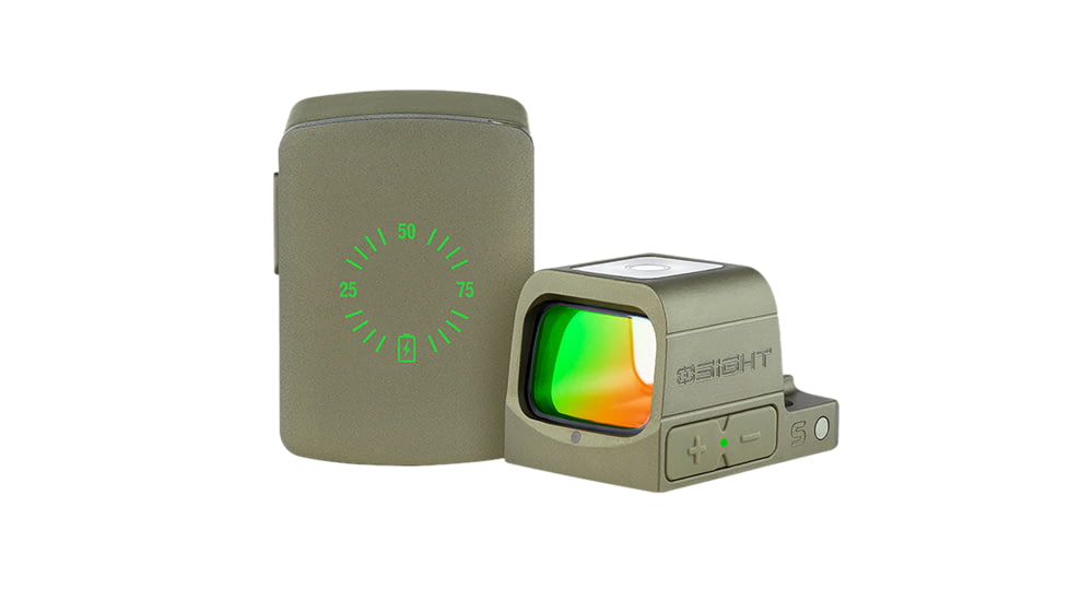 Olightstore Usa Inc Osight S Olive Drab Green 1x2 MOA Red Dot/32 MOA Circle Reticle, OSIGHTOG